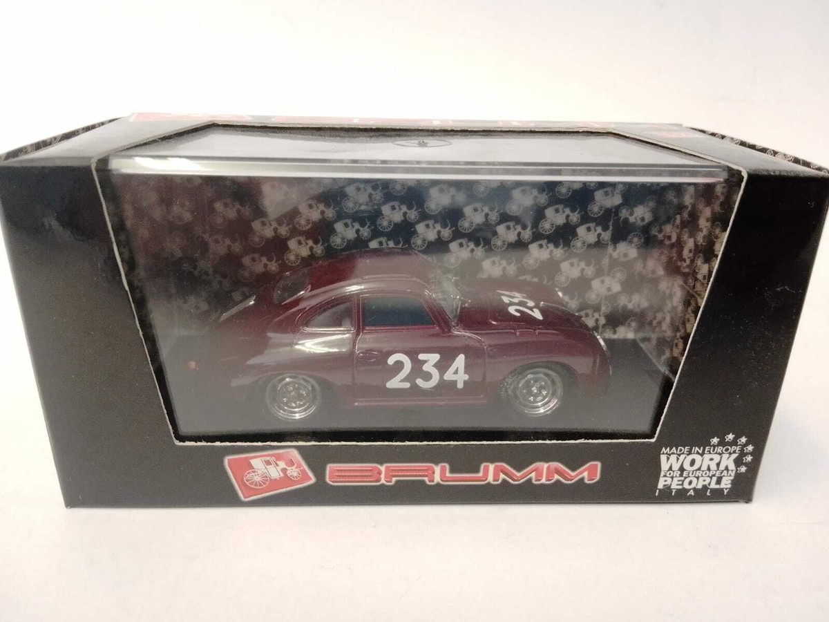 Miniature Brumm Porsche 356 – Monte Carlo 1959, échelle 1/43, Zamak, Occasion