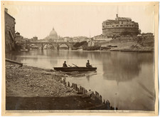 Italie, Rome, Roma, Castel San Angelo, view from the left bank of the Tiber  