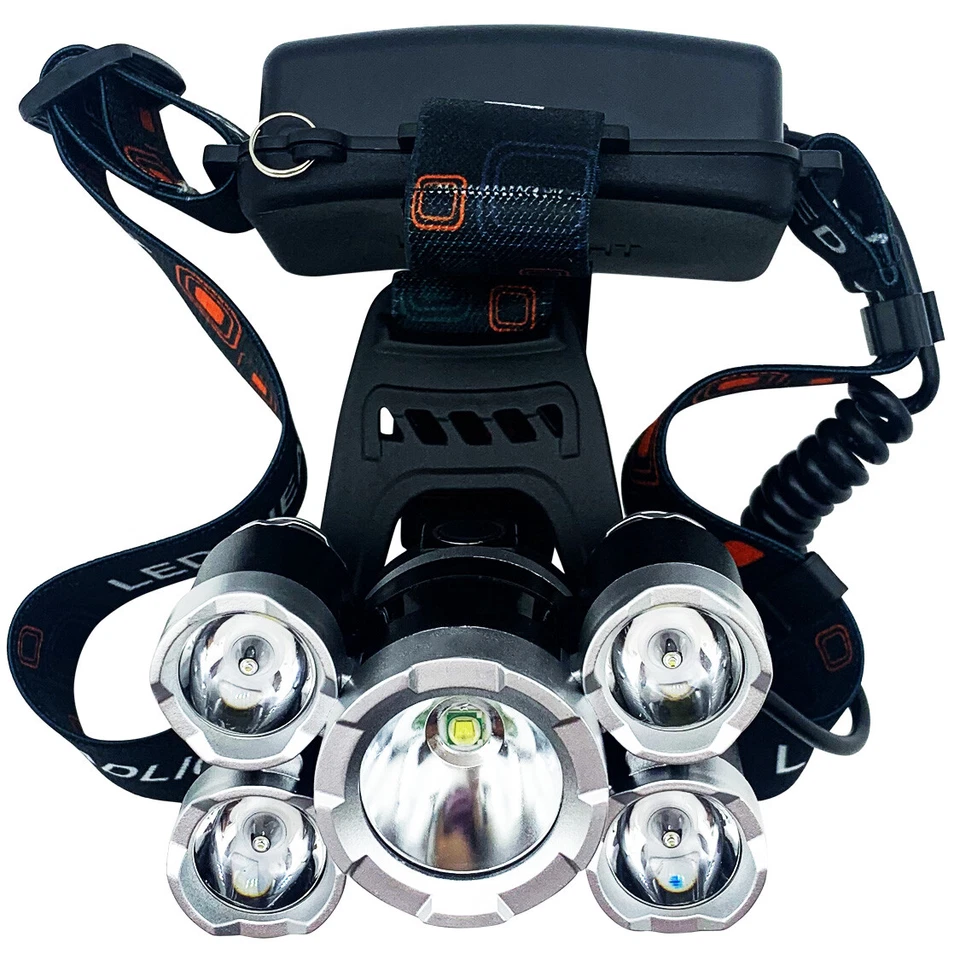 2300LM T6 + XPE LED Headlamp Rechargeable Head Light Flashlight Torch Lamp USA - Image 3 of 4