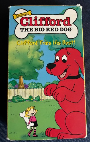 8 Clifford the Big Red Dog VHS LOT KING CLIFFORD/TEAM CLIFFORD/HIGH FLYING FUN + - Picture 6 of 15