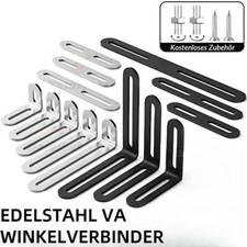 Edelstahl Winkelverbinder Langloch Winkel Langlochwinkel Verbinder Holzverbinder