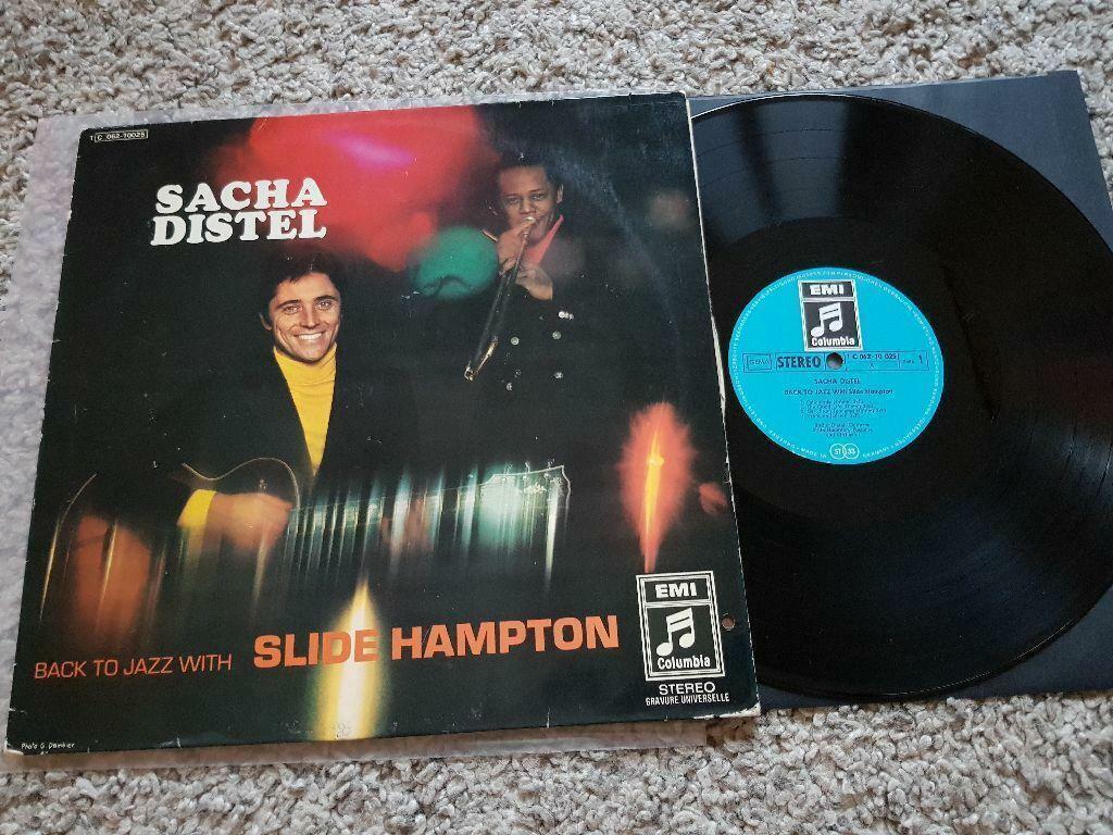 Sacha Distel - Back to Jazz with Slide Hampton Vinyl LP GERMANY