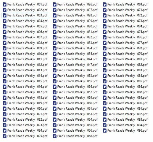 FRANK READE WEEKLY MAGAZINE 74 Choice Issue Collection On USB Flash Drive - Picture 5 of 12