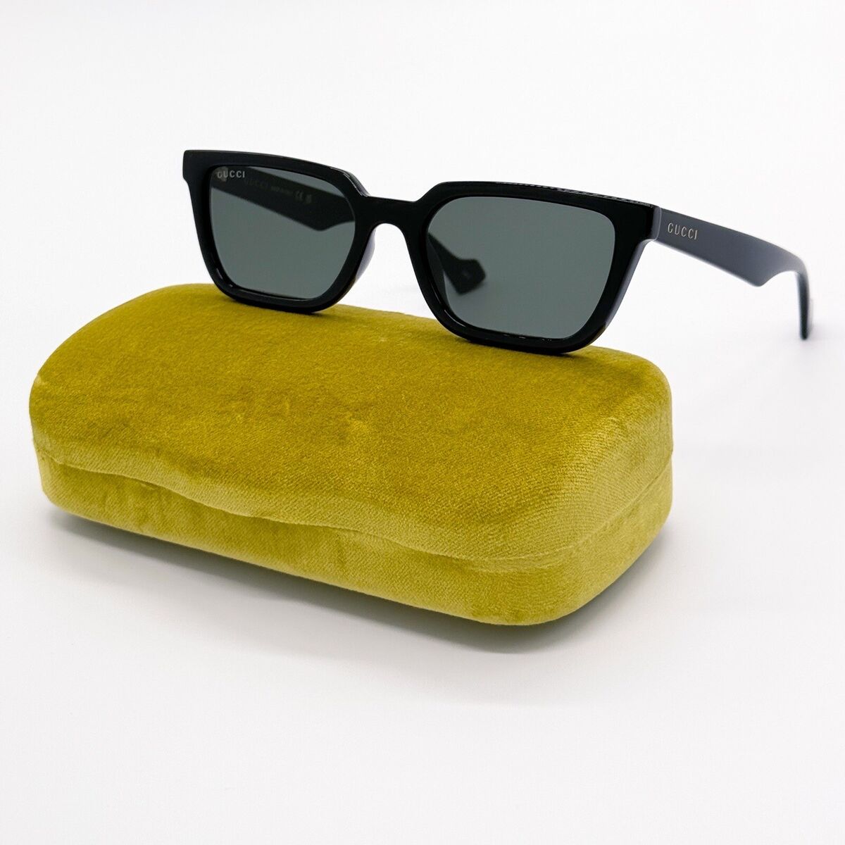 NEW GUCCI GG1539S 001 CAT EYE BLACK GREY UNISEX SUNGLASSES NEW GUCCI GG1539S 001 CAT EYE BLACK GREY UNISEX SUNGLASSES