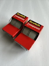 Scotch 3/4" x 250" Transparent Tape - 2 Rolls (2157SS) 2 Pack = 4 Dispensers