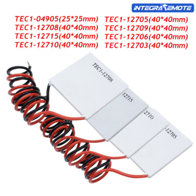 Peltierkühler TEC1 1270612715 Heatsink Thermoelectric Cooler Cooling 40*40mm
