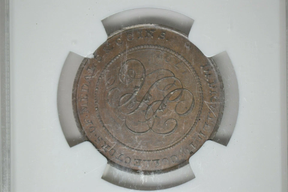 Great Britain: 1797 Halfpenny- D&H 589-  Middlesex-Skidmores's- NGC MS-64 BN - Image 3 of 4