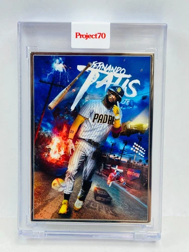 2021 Topps Project 70 Fernando Tatis Jr. #39/51 Silver Frame By DJ Skee