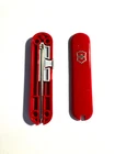 New Victorinox 58mm Original RED HANDLES & PEN Makes Signature / Manager