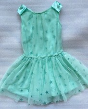 HELLO KITTY by SANRIO, TODDLER 3T FOAM GREEN DRESS TULLE, BOWS, NWOT