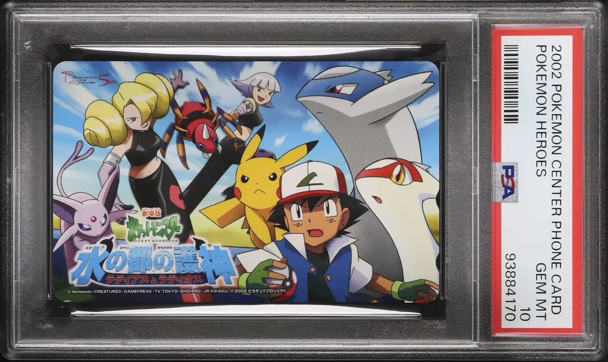 Latios & Latias Pokemon Heroes Pokemon Center Phone ccard Japanese