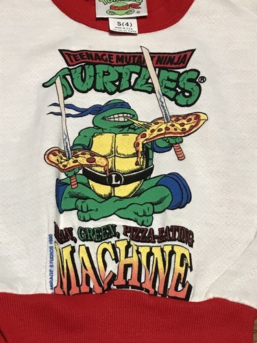1990 TMNT Crewneck Sweatshirt VINTAGE NWT Teenage Mutant Ninja Turtles SHIRT #2 - Picture 4 of 18