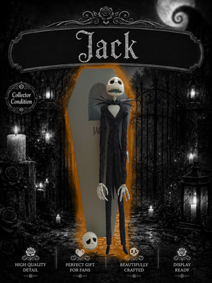 JUN Planning Touchstone Nightmare Before Christmas 14  Coffin JACK Doll