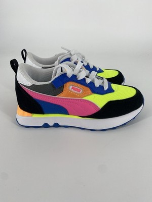 PUMA Rider Fv Future Vintage Lace Up  Youth Girls Multi Sneakers Casual Shoes 2C