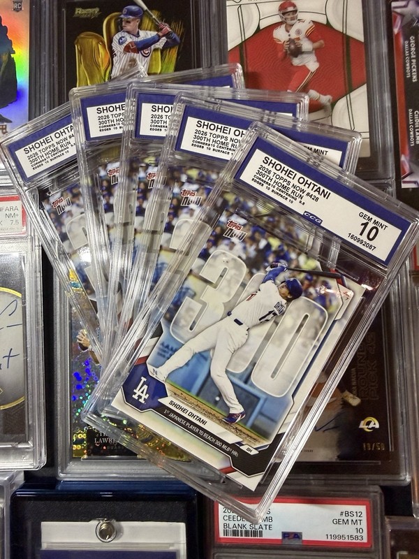 2026 Topps Now Shohei Ohtani #428 Reaches 300 HRs CCG 10 PSA Cross? In Hand!