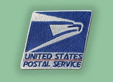 United States Postal Service USPS Patch Logo  Iron-On 