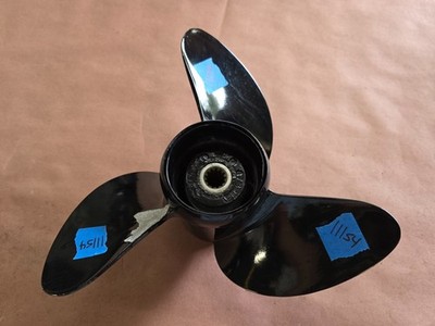 NEW ALUMINUM 14'' X 21P OMC EVINRUDE JOHNSON PROP, 176216, 13 SPLINE 4.25'' P11154