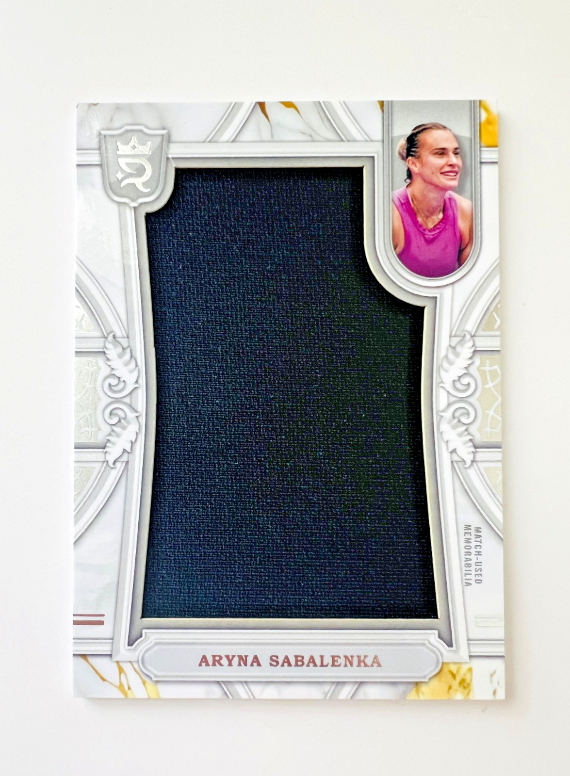 SIGNED Aryna Sabalenka Numbered RELIC Topps Royalty Card - Look at pics!!!