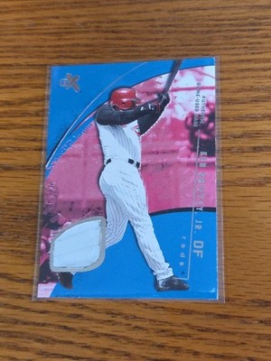 Essential Credentials Future 57/58 2002 Fleer E-X Ken Griffey Jr Game Used Base