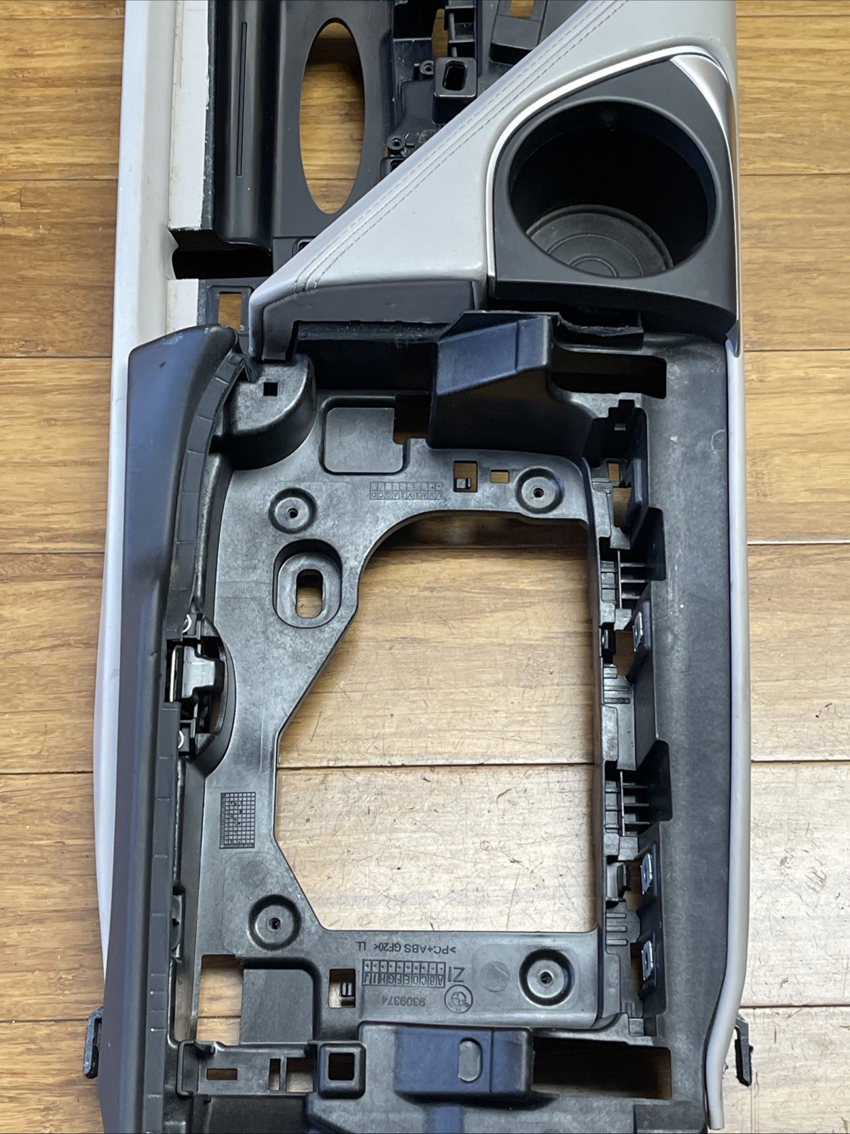 2014-2019 BMW i8 I12 Front Leather Center Console Base Grey OEM *NOTE*