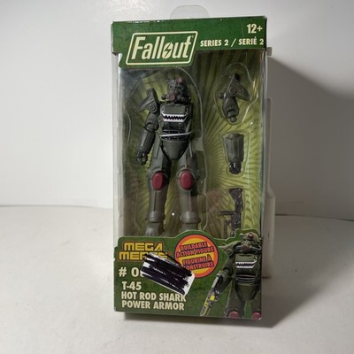 Fallout Mega Merge 4'' Figure #05 T-45 Hot Rod Shark Power Armor 2018 Just Toys