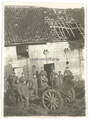 Orig. Foto Mörser Artillerie Geschütz in NEUVILLE-SAINT-VAAST Arras Frankreich