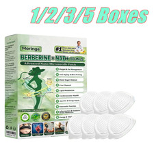 Luxarise Moringa Berberine x NAD+10-in-1 Advanced Nano Microneedle Patch(7pcs）