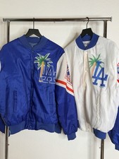 Chalk Line Los Angeles Dodgers MLB Official Licensed Jacket WHITE Size L