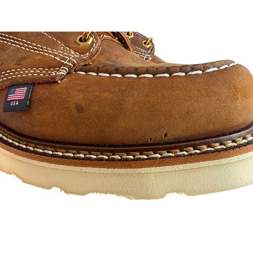 Thorogood Work Boots American Heritage 6" Shaft Men's 8.5EE Leather Moc Toe - Picture 11 of 13