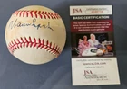 WARREN SPAHN SIGNED RAWLINGS WILLIAM WHITE RONLB BASEBALL JSA