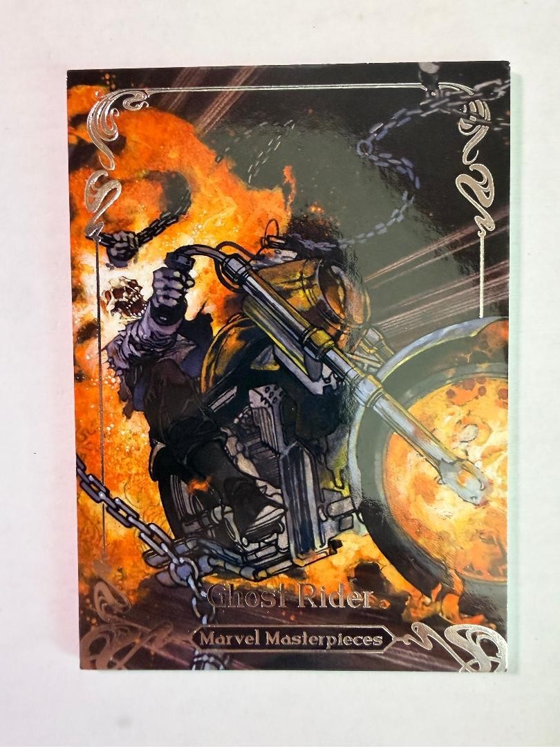 2018 Upper Deck Marvel Masterpieces Tier 2 base card #54 Ghost Rider 736/1499