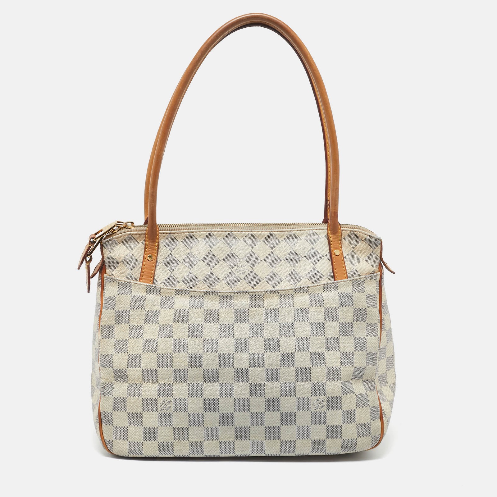 Louis Vuitton Damier Azur Figheri PM Canvas Crossbody Bag