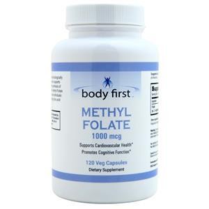 Body First Methyl Folate (1000mcg)  120 vcaps