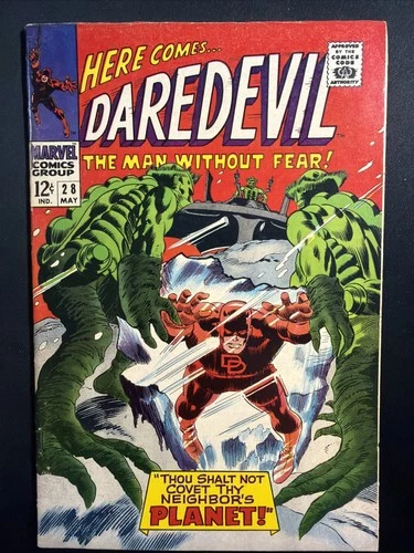 Daredevil #28 1967 Silver Age 1st Print Vintage Marvel Comics VG *A4