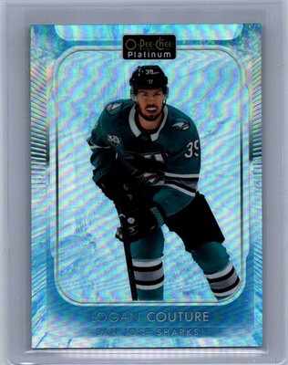 2021-22 O-Pee-Chee Platinum Arctic Freeze Logan Couture /99 San Jose Sharks #173