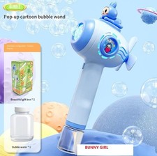 BUNNY GIRL Electric Bubble Gun Blowing Automatic Bee Bubbles Kids Gifts