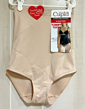NWT Cupid Extra Firm Control Hi-Waist Tummy Lift Brief Beige- Size Medium