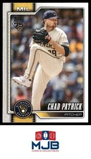 2026 Topps Chad Patrick #217 Milwaukee Brewers