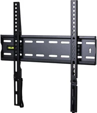 Black Low Profile Flat Screen TV Mount VESA 100x100 to 400x400 for 27 to 55 inch