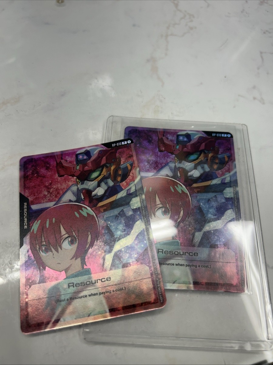 Gundam TCG Resource Card RP-010 Foil Alt Art English AX 2025 Anime
