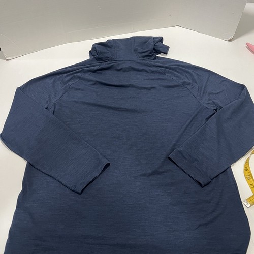 Hurley Camicia con Cappuccio Uomo XXL Blu Pullover Felpa con Cappuccio Leggera Elasticizzata - Foto 5 di 6