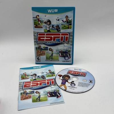 ESPN Sports Connection (Nintendo Wii U) Complete CIB w/Manual/Tested/Free  