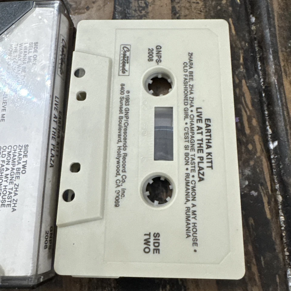 RARE Eartha Kitt Live At The Plaza Cassette Tape (1983) Jazz Blues Pop Soul R&B - Image 4 of 4