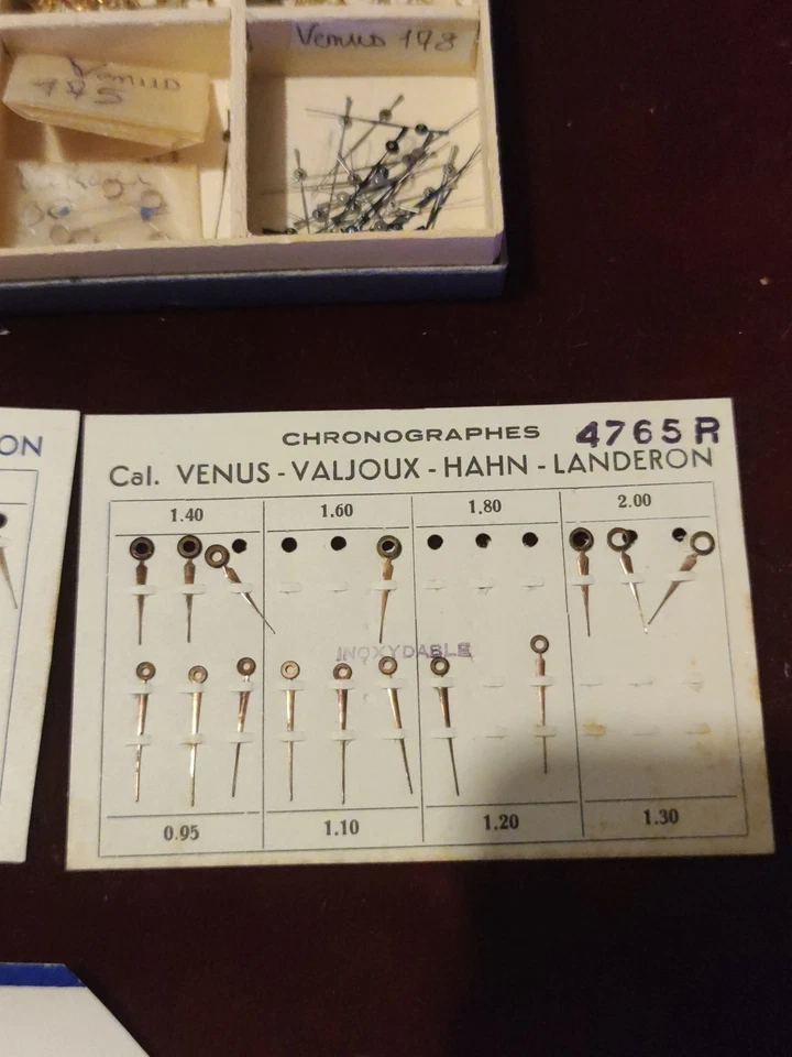 Horlogerie , lot D' aiguilles De montre Chronographe Venus Valjoux A Trier - Photo 3/4
