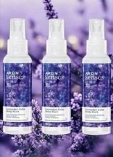 Avon Senses Lavender Calm Body Mist Bundle 3 x 100ml - Lavender & Musk - Relax