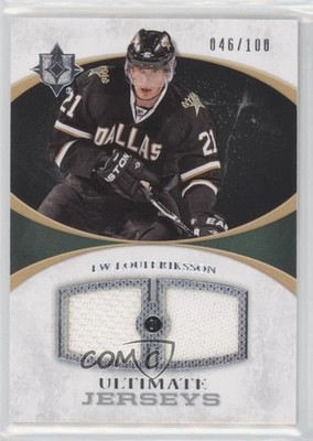 2010-11 Upper Deck Ultimate Collection Jerseys 46/100 Loui Eriksson #UJ-LE 1o3