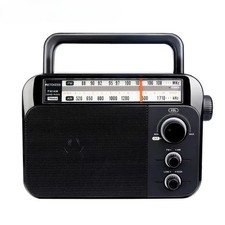 AM FM Radio Portable Plug in Radio Transistor Powered by 3 D Batteries or AC