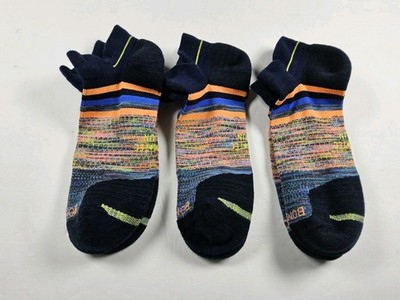 Bombas Hex-Tec Athletic Ankle Socks Lot Of 3 Size XL 