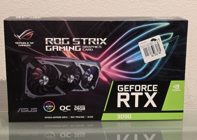ASUS ROG Strix GeForce RTX 3090 OC 24GB GDDR6X RGB Graphics Card