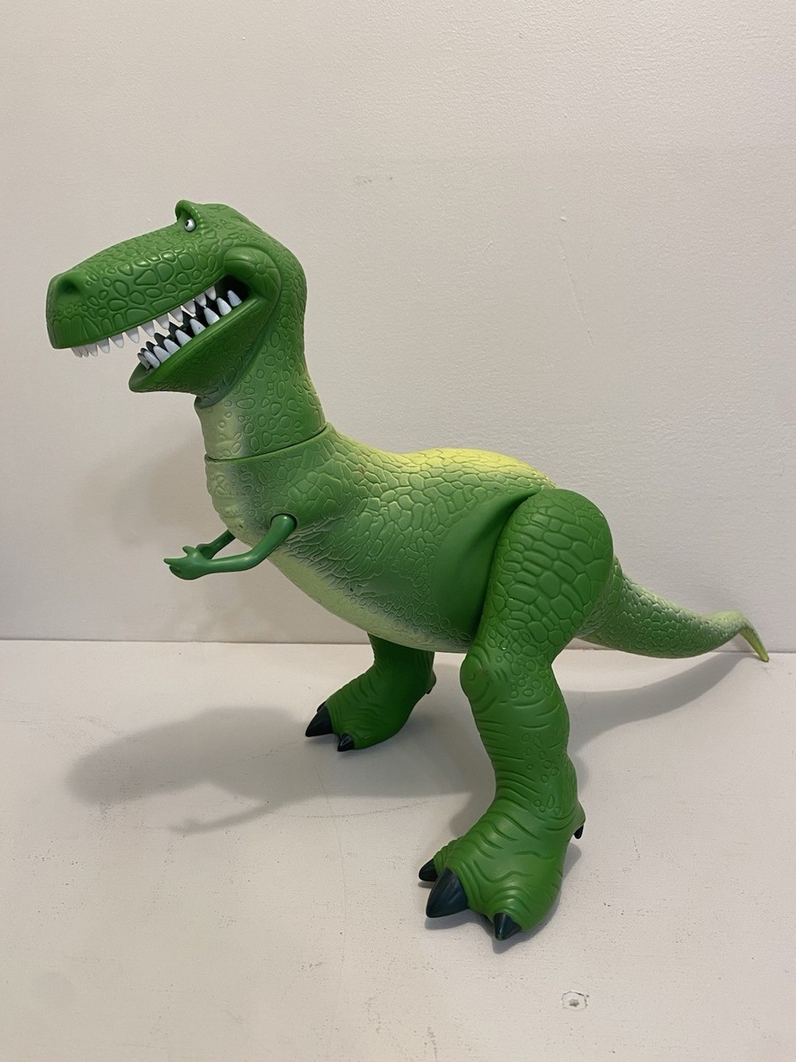 Disney Pixar Thinkway Toy Story 11”-Tall Non-Talking Rex Dinosaur